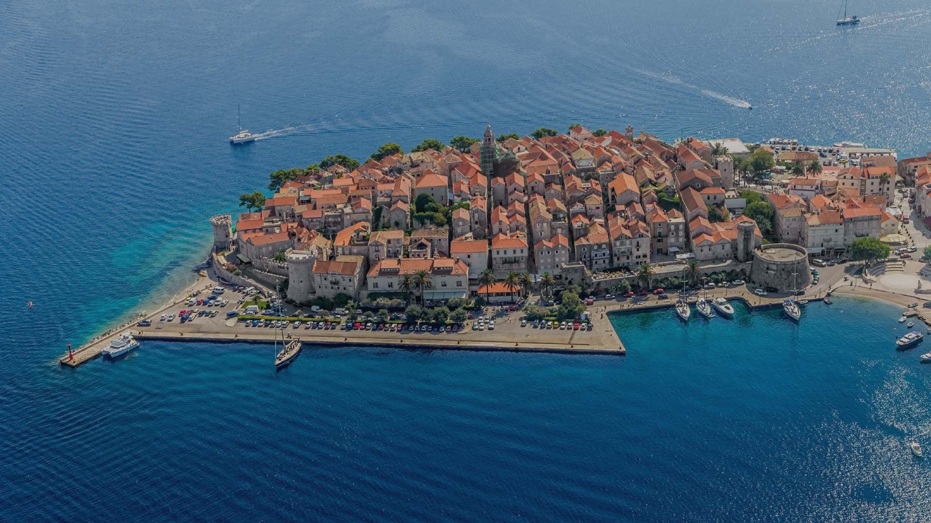 Korcula Old Town in Croatia